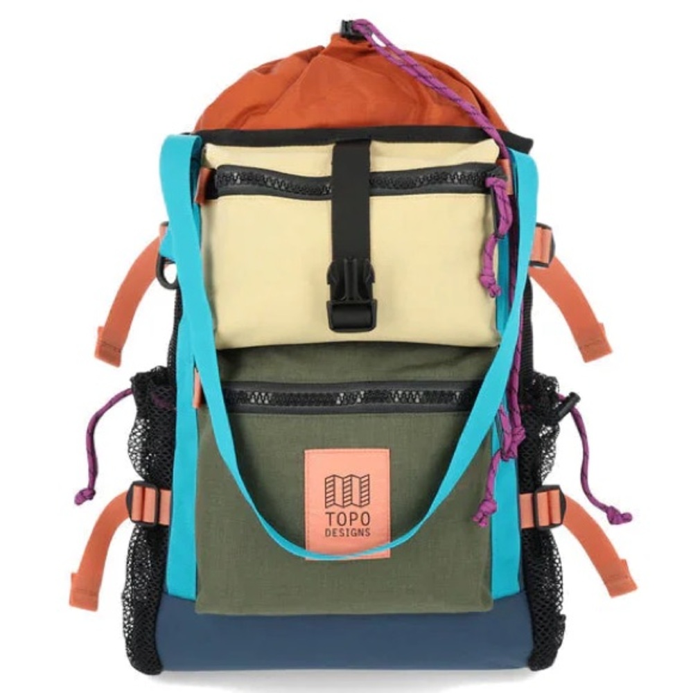 Topo Designs River bag in Hemp/Olive colorway